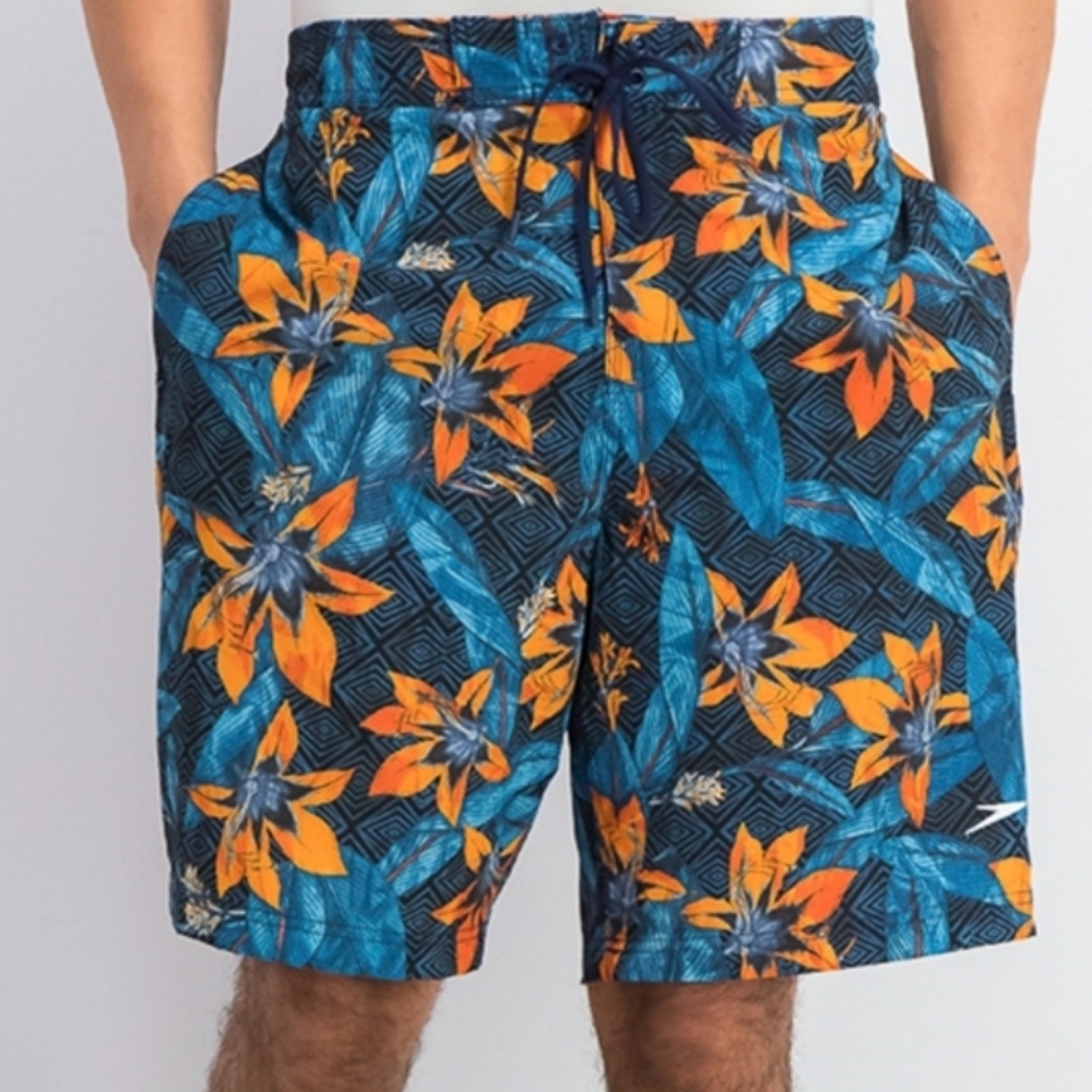 Men's Speedo Rave Hawaiian Active Swim Trunks